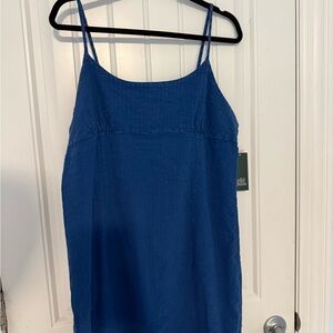 Blue Spaghetti Strap Dress